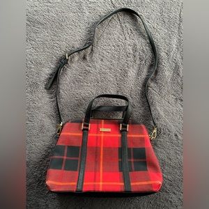 Kate Spade New York
NEWBURY LANE PLAID SMALL RACHELLE SATCHEL